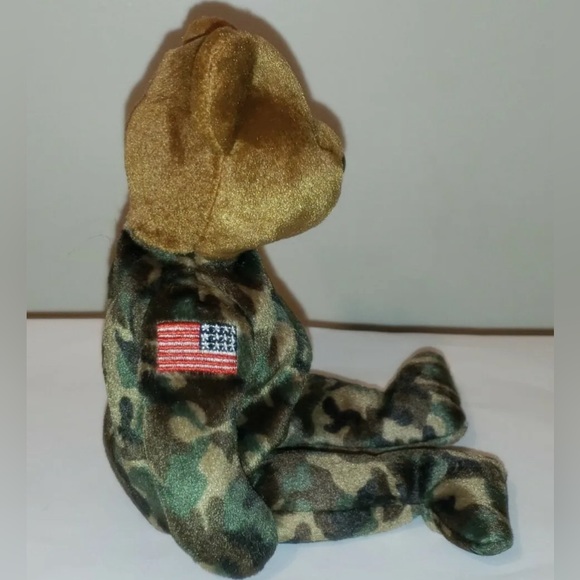 Ty Beanie Baby - HERO the USA Army Military USO Bear - MINT with MINT TAGS - Picture 6 of 7